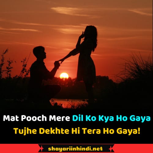 love shayari roman english