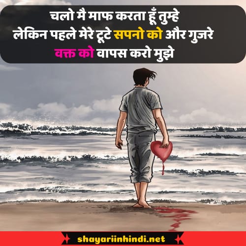 sorry shayari 2 lines